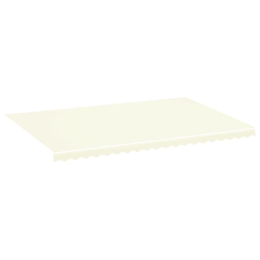 Vidaxl Ersatztuch für awning 5x3,5 M cremefarbene gelenkt Image du produit 