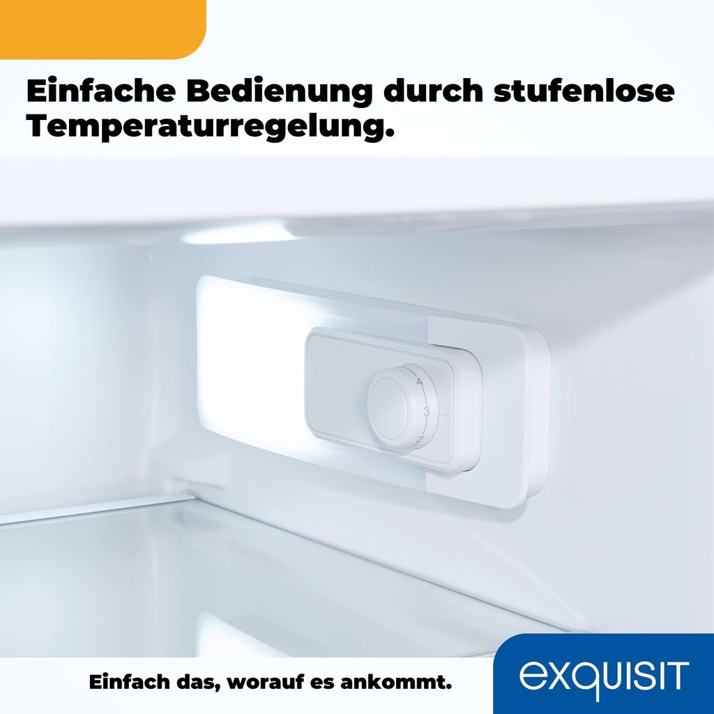 Exquisit Vollraumkühlschrank KS320-V-H-040E inoxlook | 242 Produktbild 8