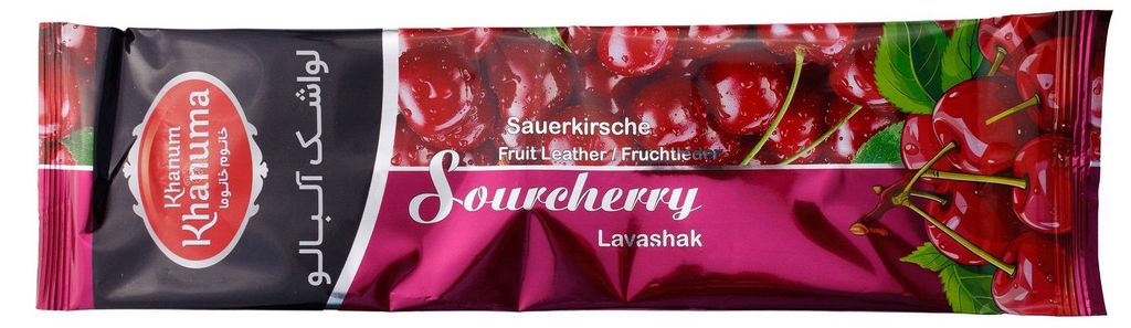 Mr. Ghorbani- Fruchtleder Sauerkirsche 90g Lavashak, Produktbild 