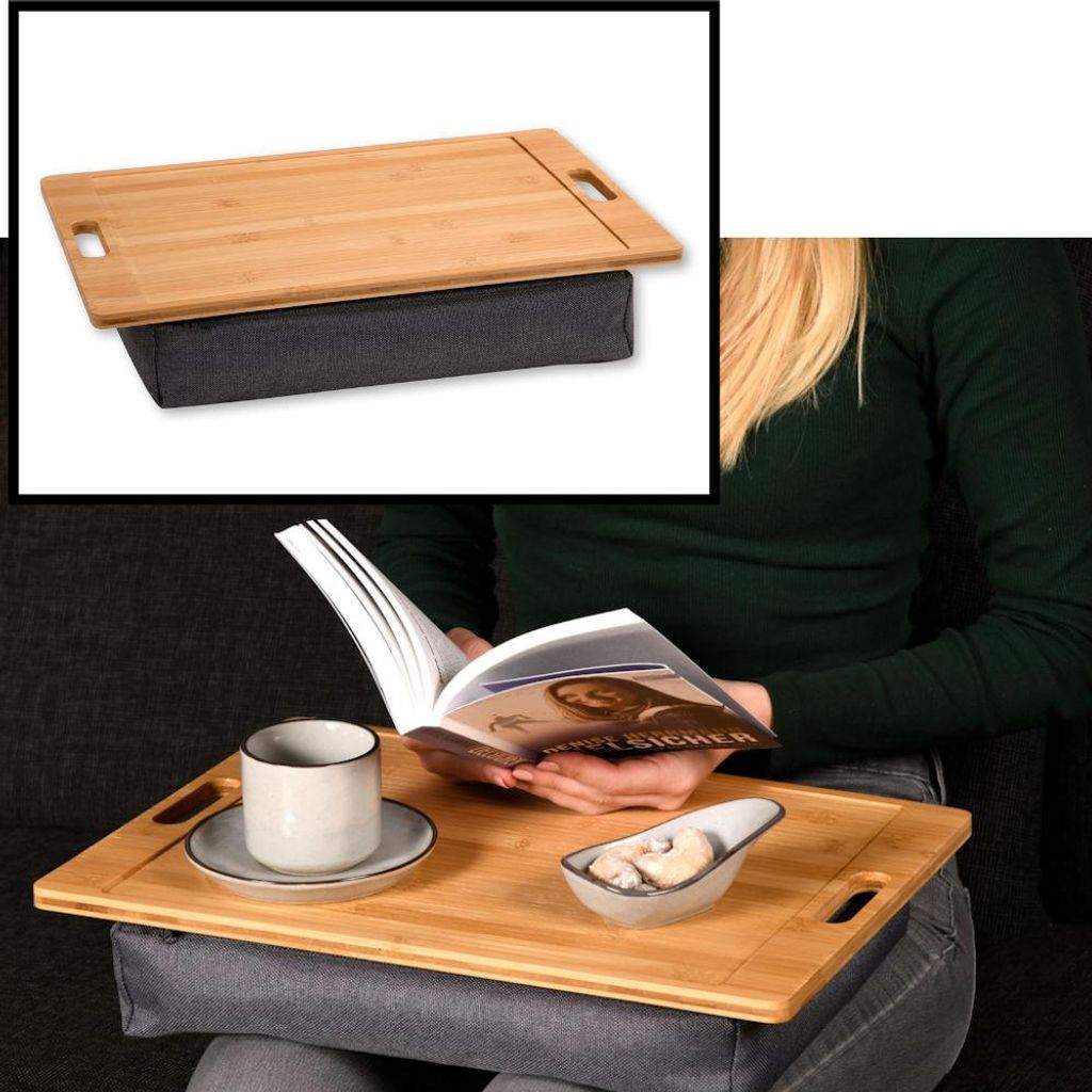 Schootkussen - Laptray - Schootdienblad met kussen - Knie / Productafbeelding 
