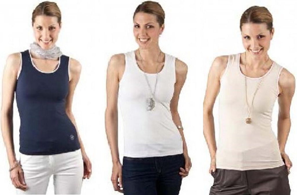 Lybwylson by Toff Togs Top Damenshirt Damentop verschiedene Farben, Größe:46, Farbe:blau