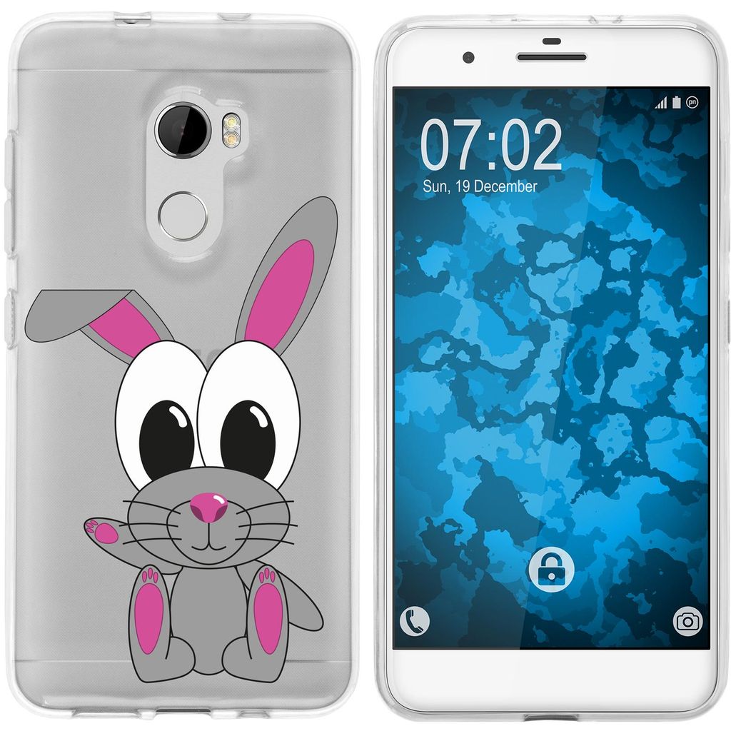 PhoneNatic Case kompatibel mit HTC One X10 Silikon-Hülle Cutiemals M4