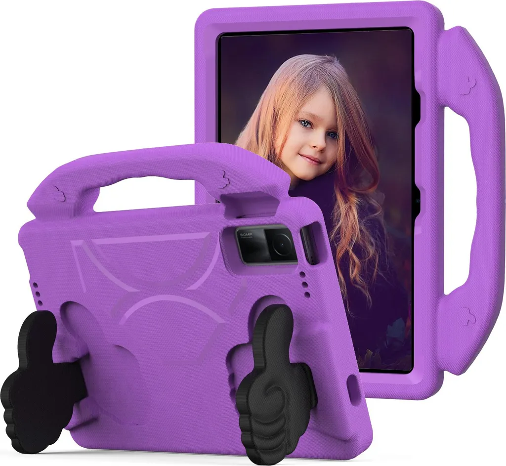 Custodia Viola Lenovo M10 Plus 3 Gen - Protezione Morbida Bambini