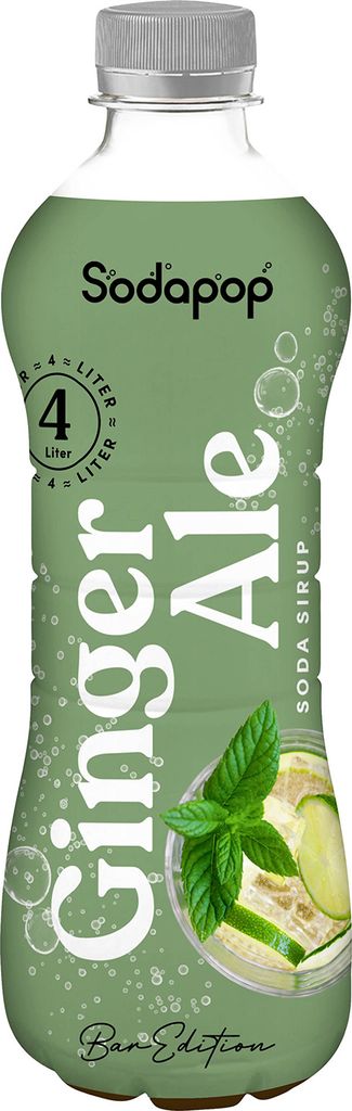 mySodapop Ginger Ale Sirup, 500 ml, Ingwer, 1 Stück(e), Zucker, Wasser, Säuerungsmittel Citronensäure, natürliches Aroma, Ingwerextrakt, Farbst...