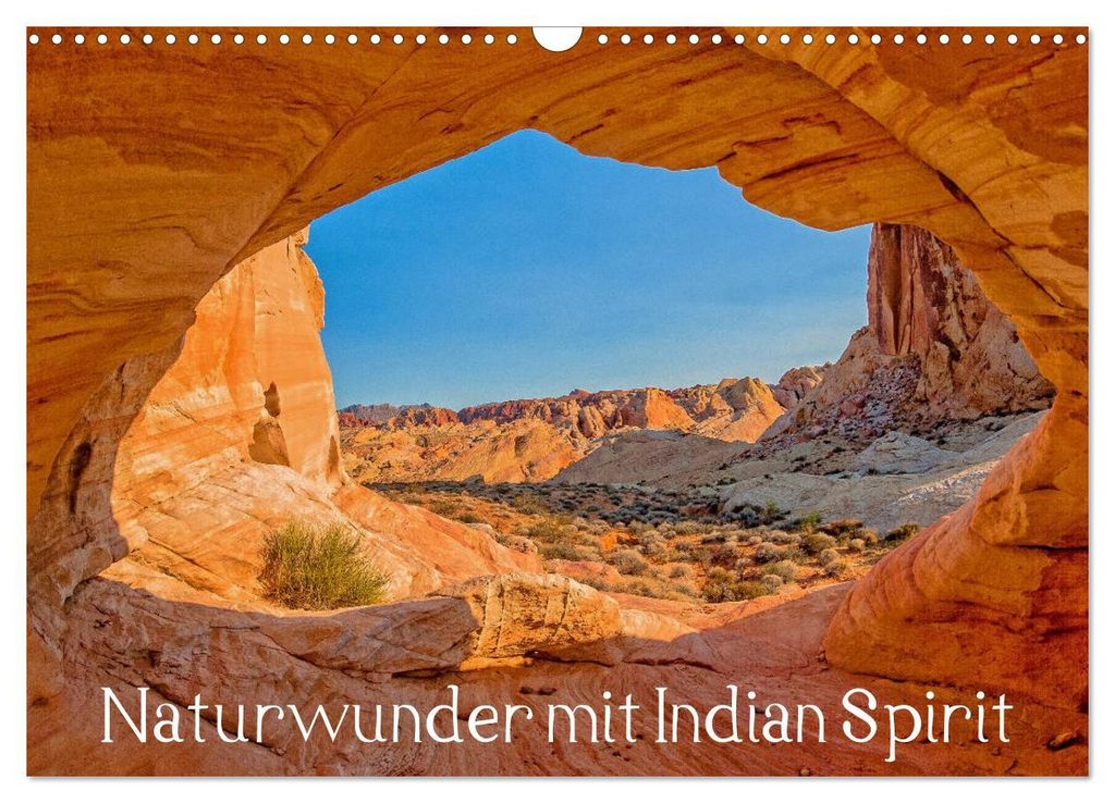 Naturwunder mit Indian Spirit (Wandkalender 2027 DIN A3 quer), CALVENDO Monatskalender