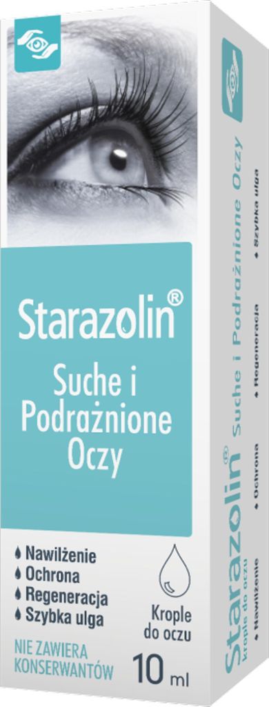 POLPHARMA STARAZOLIN Augentropfen für trockene Augen 10 ml