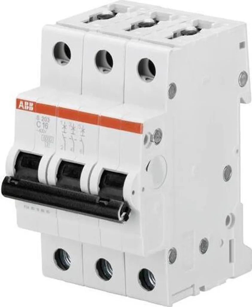 Disjoncteur ABB 2CDS253001R0064 anti-surcharge 6A pour circuit tri