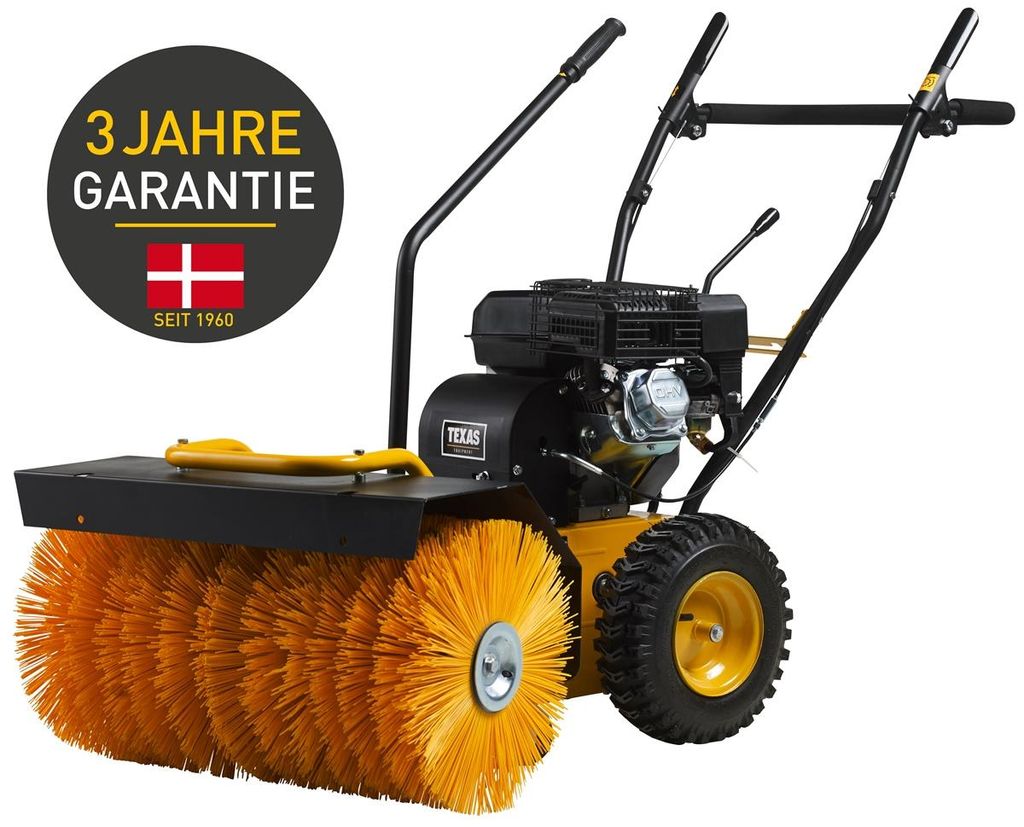 TEXAS Kehrmaschine Benzin Motorbesen Schneefräse Handy Produktbild 