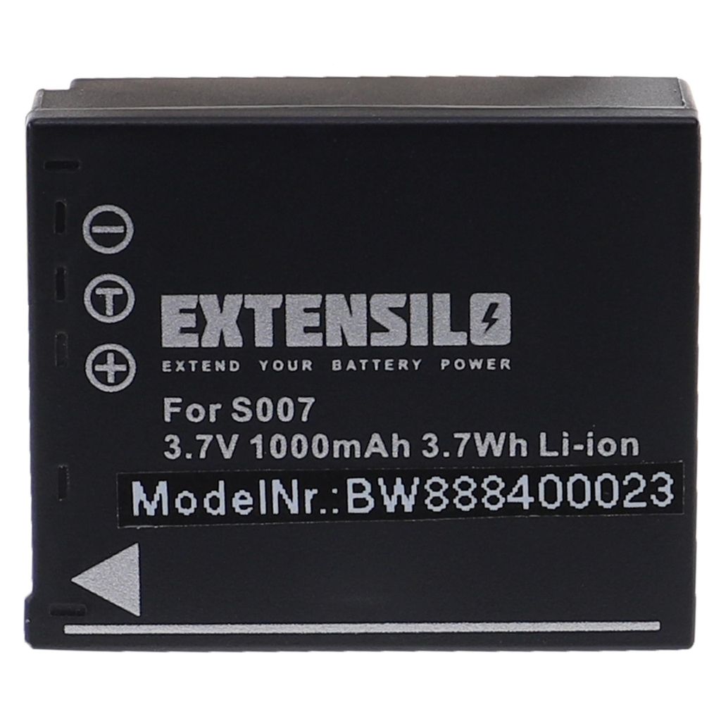 Ersatzakku Für Panasonic LUMIX DMC-FZ20 – 7,2 V, 600 MAh, Kompatibel Mit Original-Ladegerät