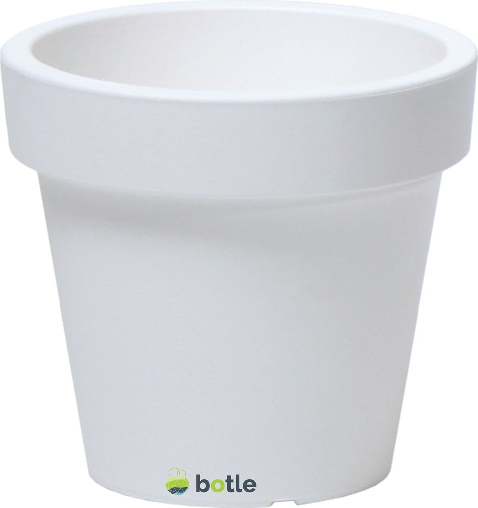 Doniczka Lofly okrągła 20 cm biała