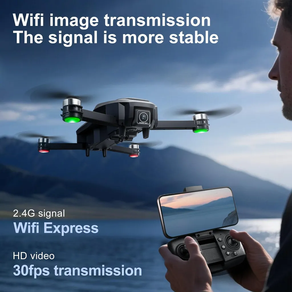 Drone Pliable 8K avec Écran LCD et Évitement d'Obstacles Intégré
