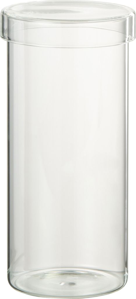 J-Line Glastopf Lisa Glas Transparent Large