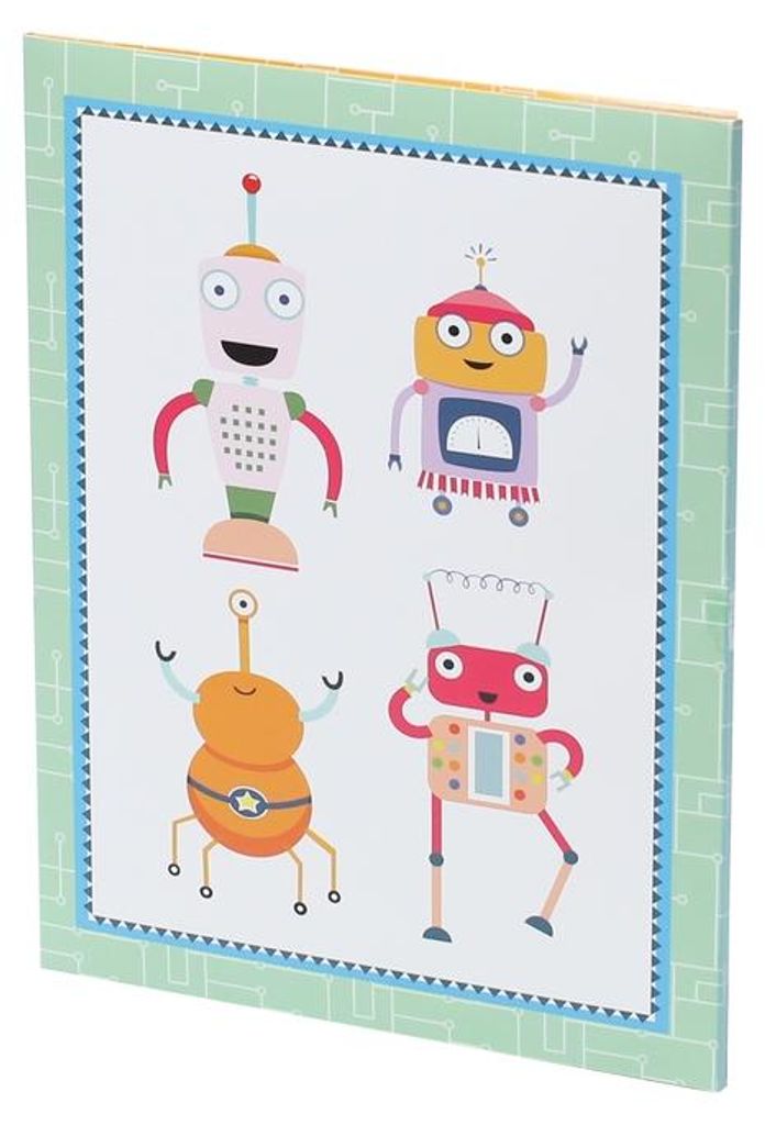 RÖSSLER Briefpapier-Set Robots 10/10