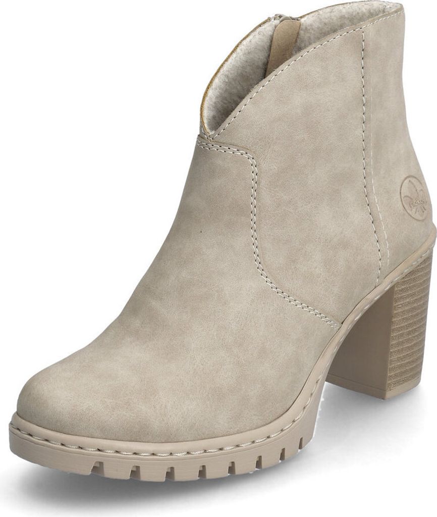 Rieker Damen-Stiefelette Champignon-Beige, Farbe:beige/schlamm, EU Größe:40