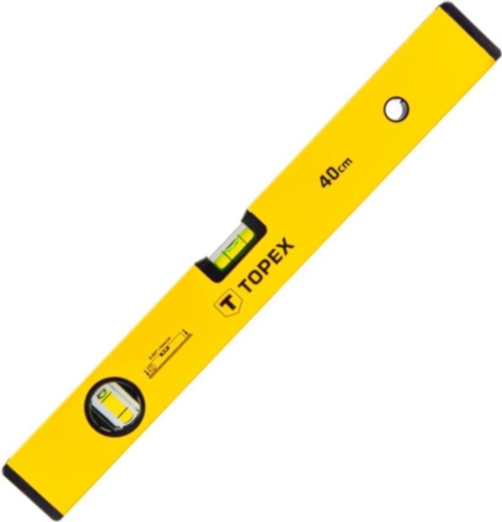 Livella TOPEX in alluminio tipo 500, 80 cm, 2 fiale Immagine del prodotto 