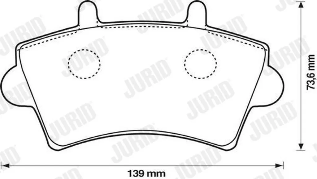 Plaquettes de frein avant OPEL Movano X70 pour transport et charge lourde