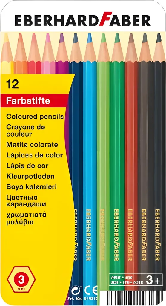 Matite Colorate Eberhard Faber Esagonali 12 pz - Miglior Prezzo Online