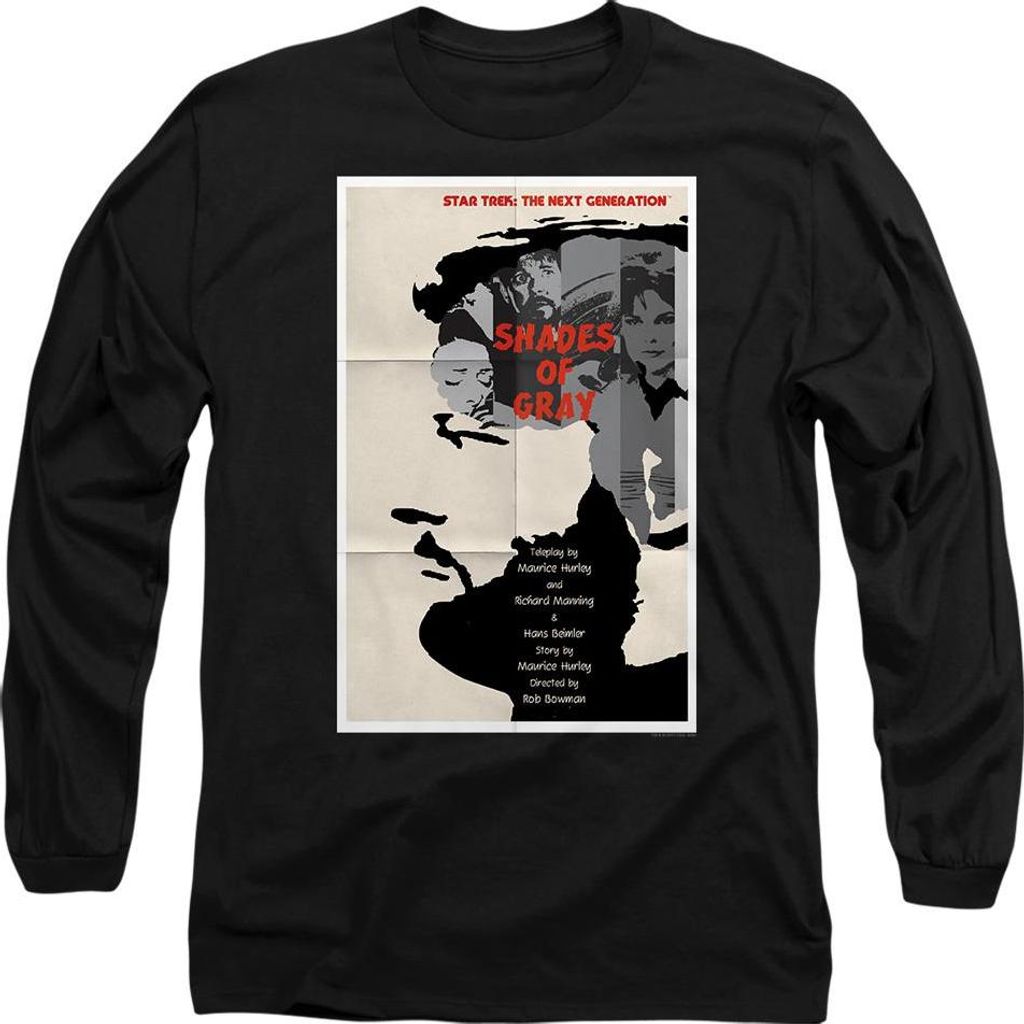 Star Trek - "The Next Generation Season 2 Episode 22" T-Shirt für Herren/Damen Uni TV9881 (XXL) (Schwarz)