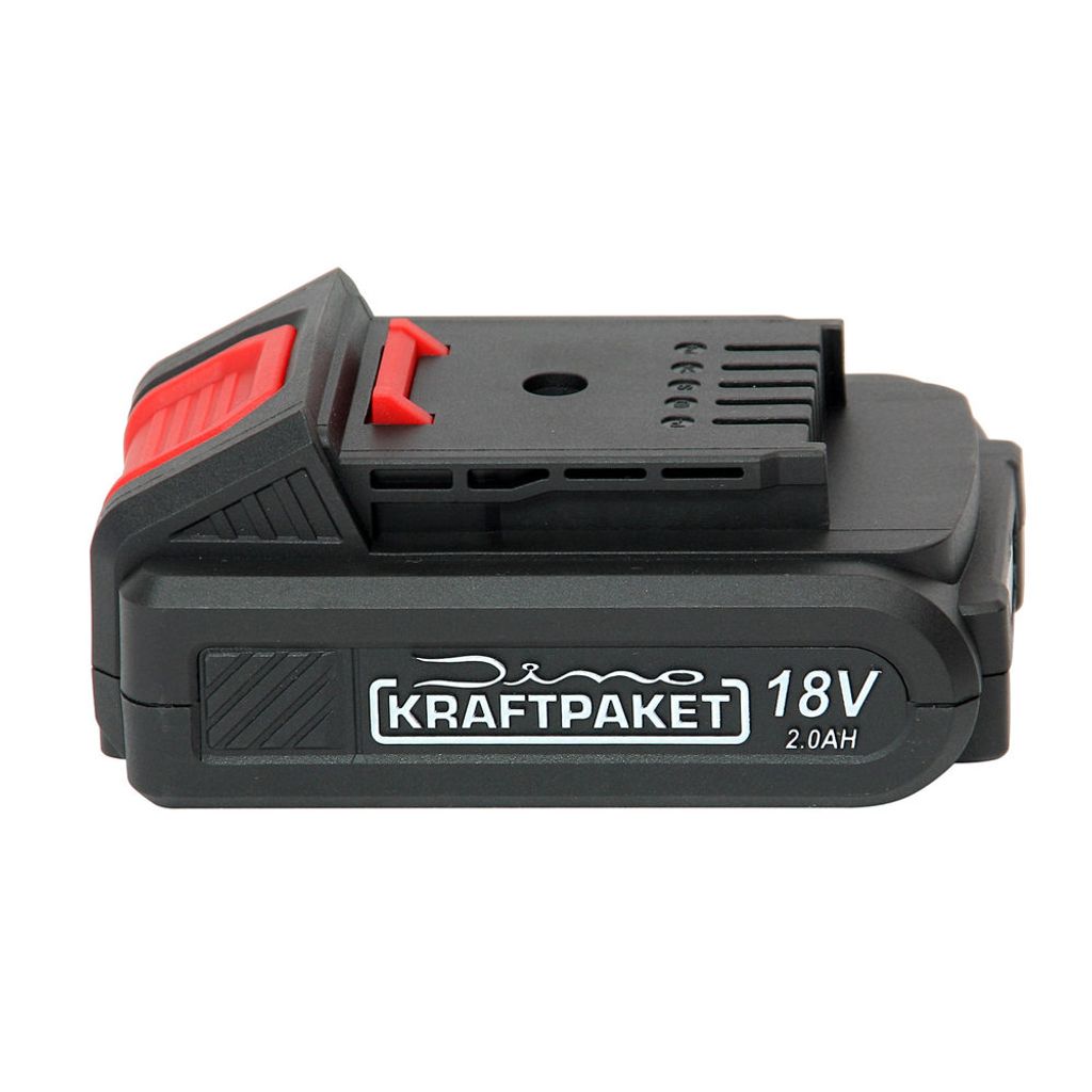 Dino KRAFTPAKET 18V Akku 2Ah passend zum Dino KRAFTPAKET 18 Volt-Akkusystem