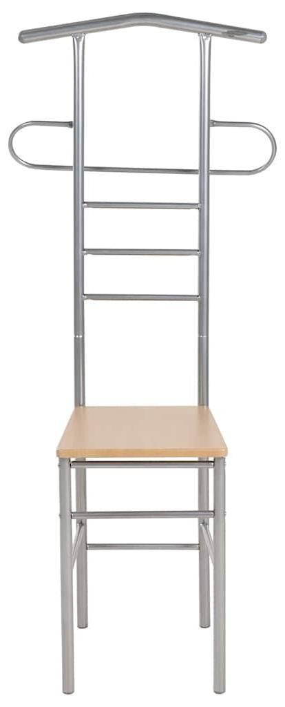 vidaXL Męskie krzesła toaletowe 2 szt. Metal Zdjęcie produktu 