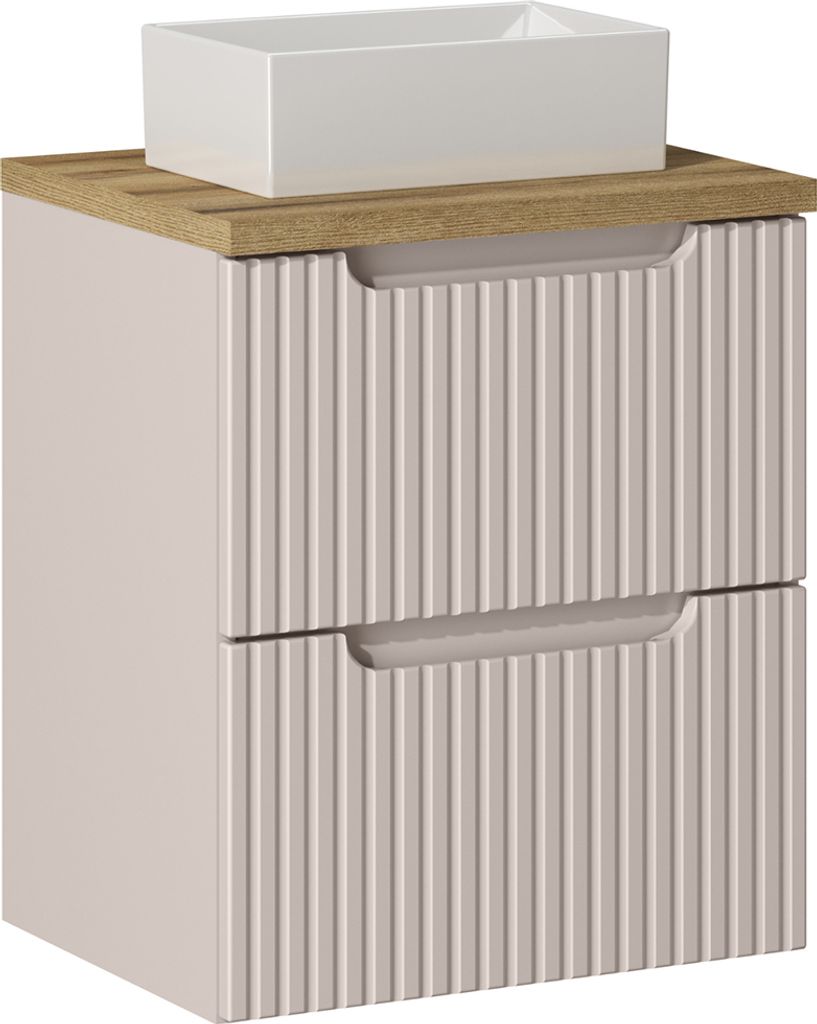 Waschtischunterschrank 50 cm, kaschmir, NEWPORT-56-CASHMERE Produktbild 6