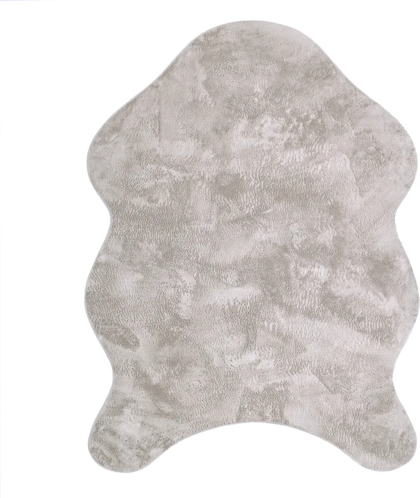 Tapis Salon Poils Courts 100x200 cm - Fausse Fourrure Douce et Moderne
