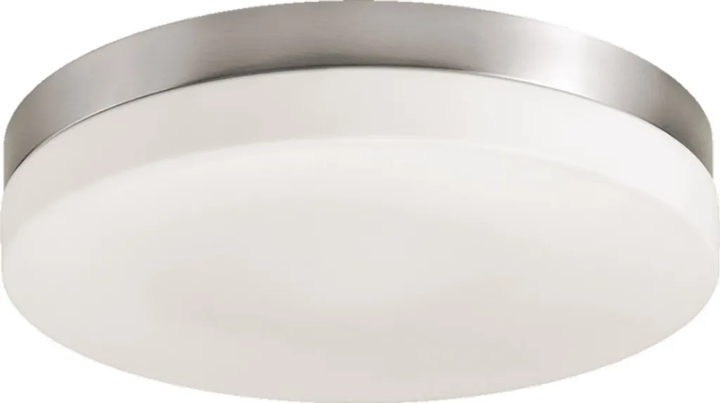 Plafonnier Variable IP44 PILLS Nickel Satiné - Éclairage Salle de Bain