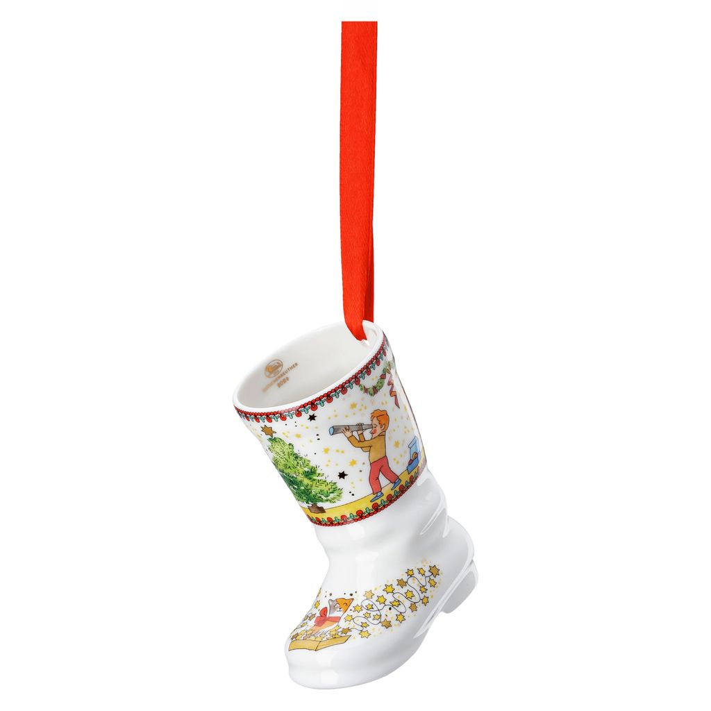 Hutschenreuther Porzellanstiefel Porzellanstiefel Weihnachtsstiefel 2024 Zeitlich limitierte Edition 02249-722743-27830