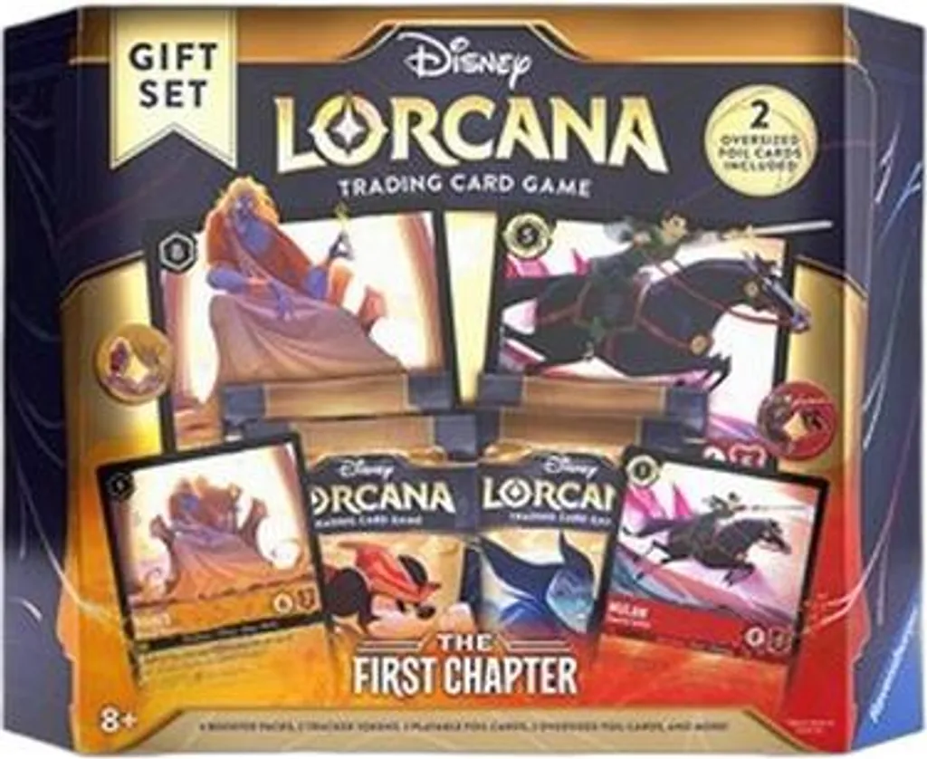 Coffret cadeau Lorcana Le premier chapitre avec boosters de cartes Disney