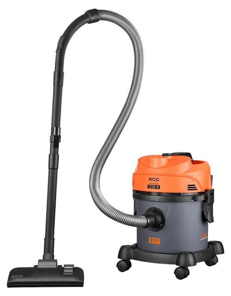 Aspirateur de sol ECG VM2120 Hobby Industrial 12L pour eau et poussière