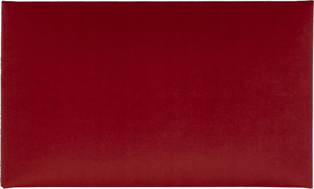 Komvortowy | Polsterpaneel | Wandkissen Velours Rot 60x40 cm | Wandpolster | Bettkopfteil | Wandpaneel