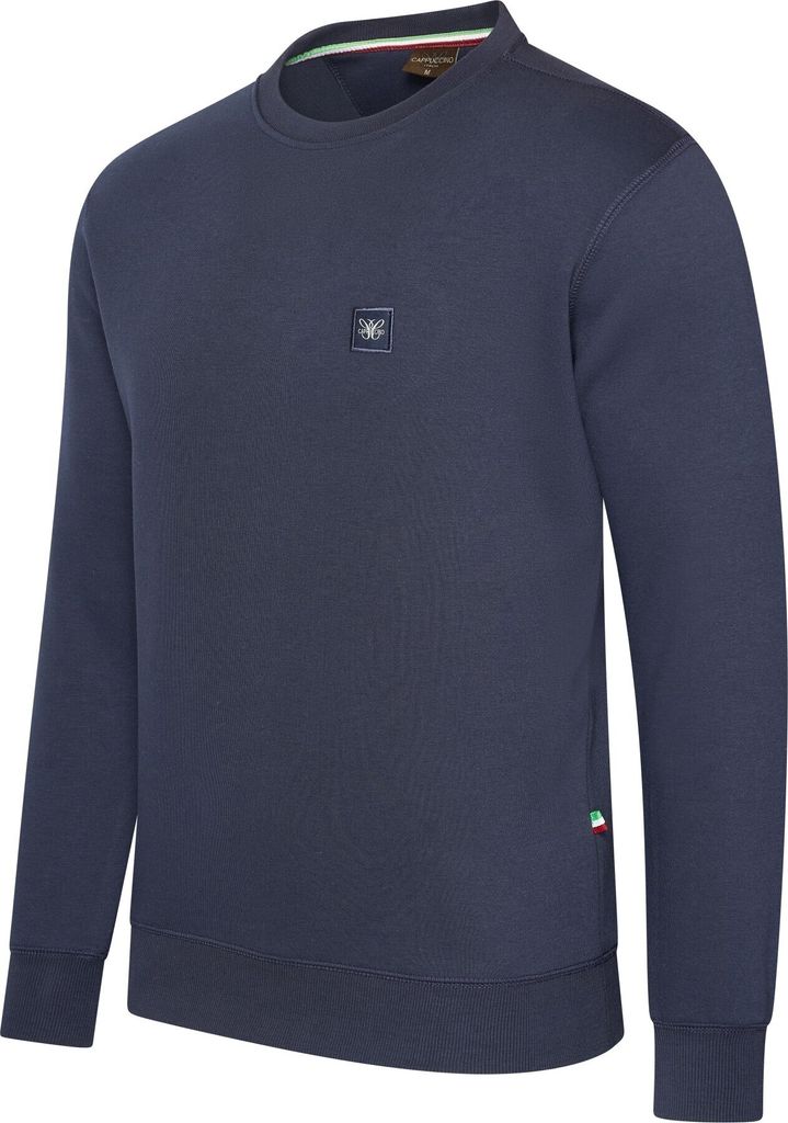 Cappuccino Italia Prato Sweater Blau - Große XXL