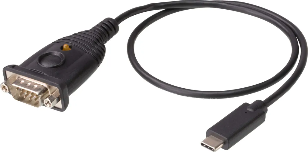 Convertitore ATEN UC232C USB-C a RS-232 Nero | Prestazioni 921.6 Kbps