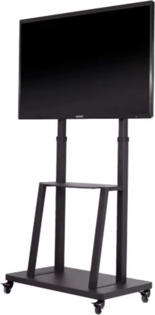 Support TV pour visioconférence et salon réglable pour écran 32-80"