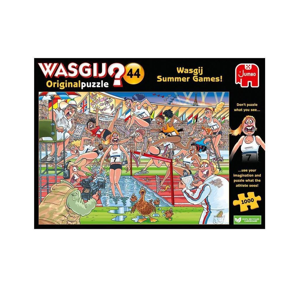 Jumbo Spiele 1110100333 Wasgij Original Summer Games! 1000 Teile Puzzle