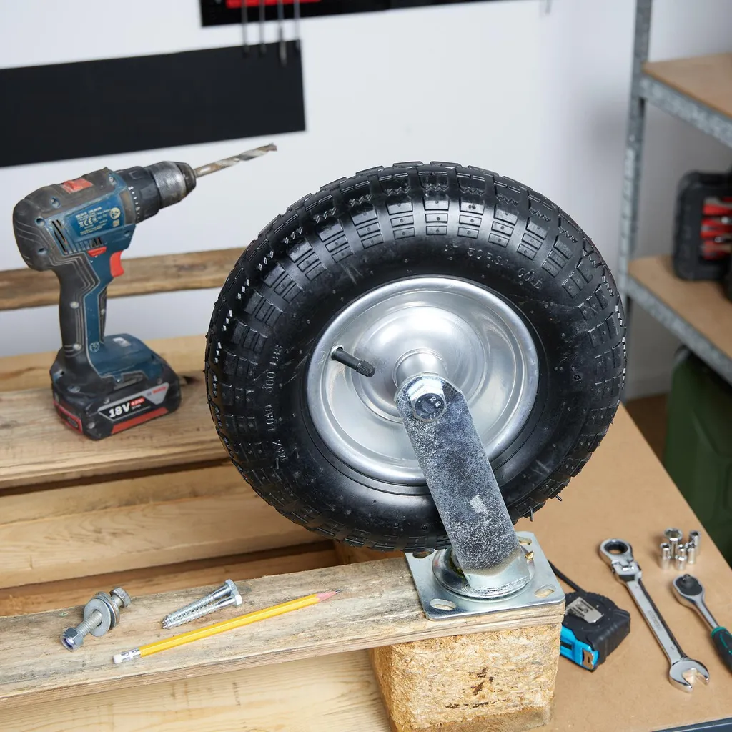 Dites adieu aux vibrations avec ces roulettes gonflables pour chariots