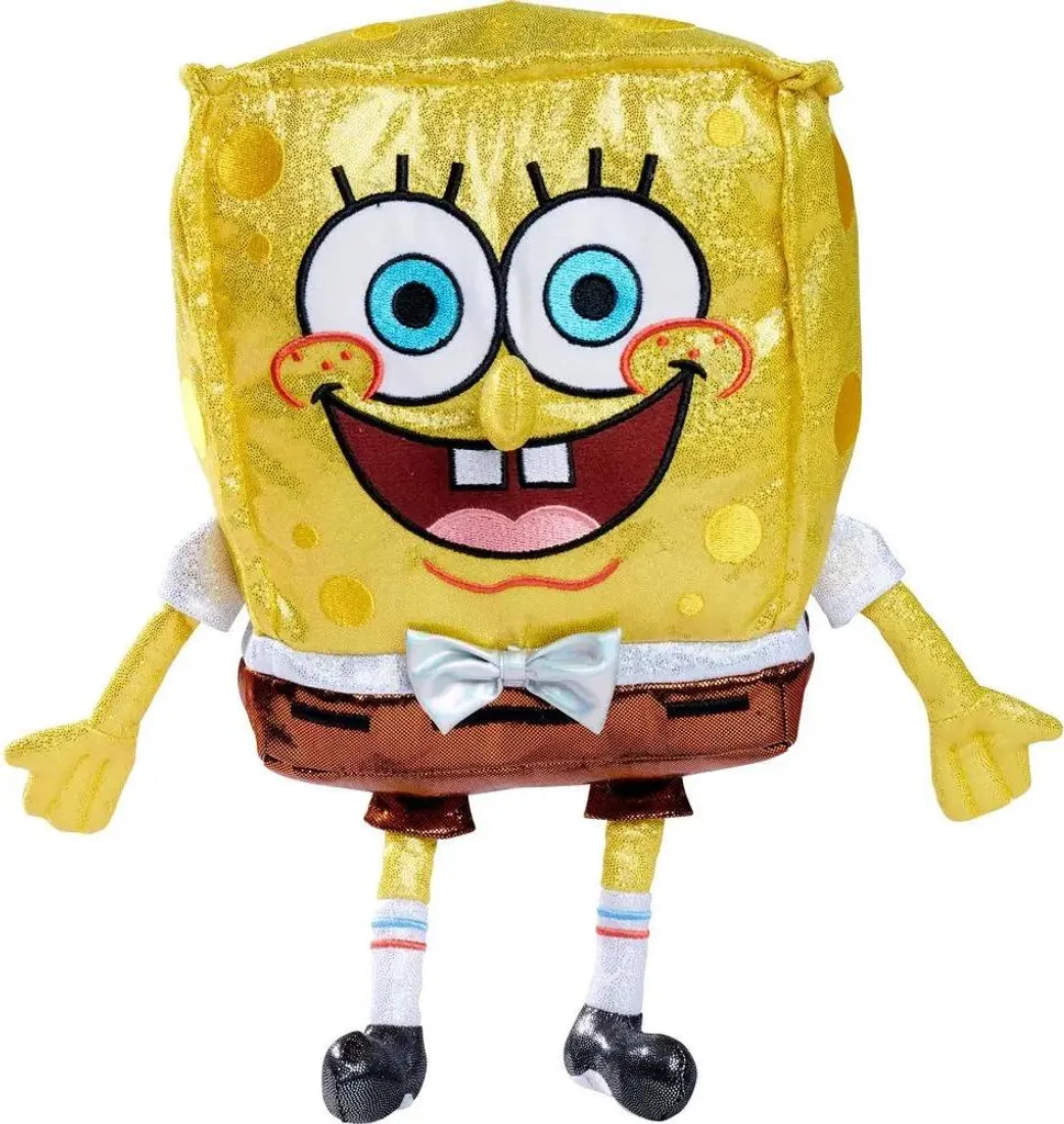 Peluche Bob l'Éponge 30 cm - Jouet Moelleux SpongeBob SquarePants Jaune