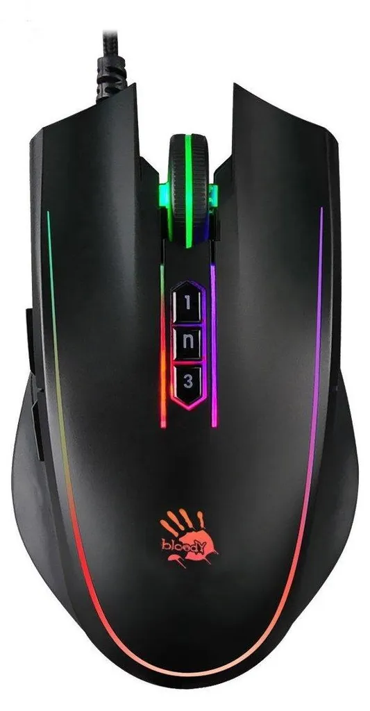 A4tech Bloody P81S Core 3 Souris Gaming RGB Noir Précision Ultime