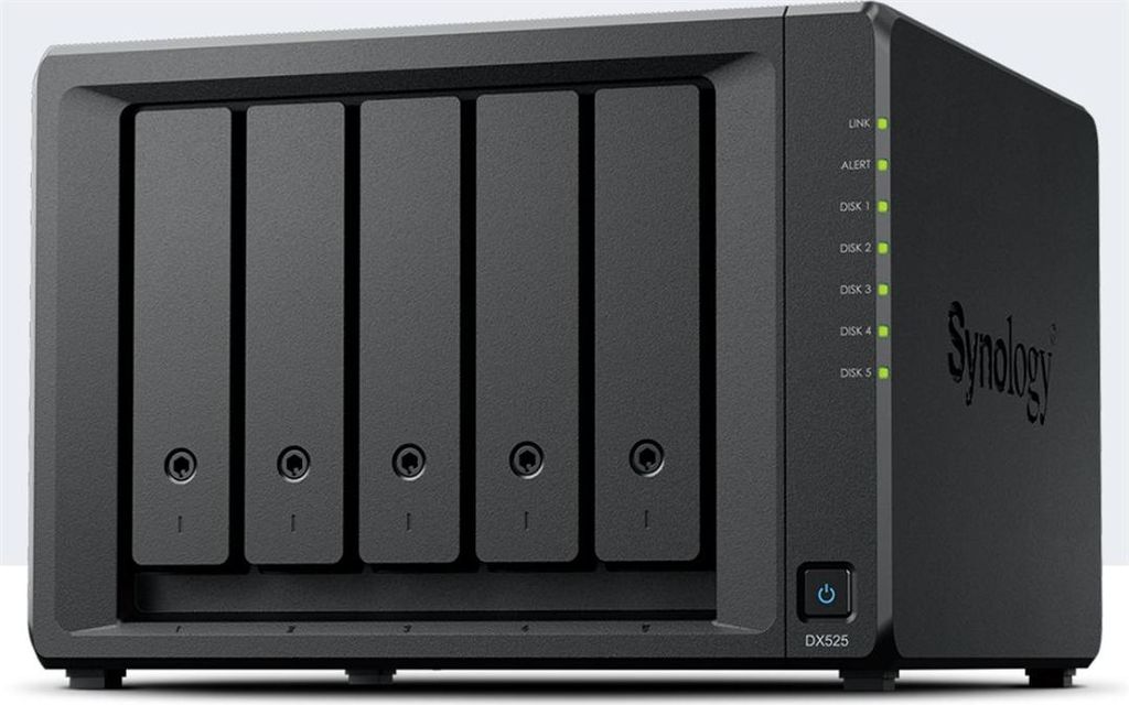 Synology DX525, 2,46 kg, Desktop, Schwarz Produktbild 