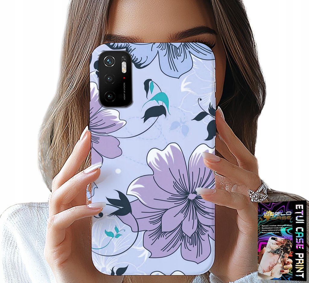 Fall Für Xiaomi Poco M3 Pro 5G - Floral Floral Mode Zurück Designs