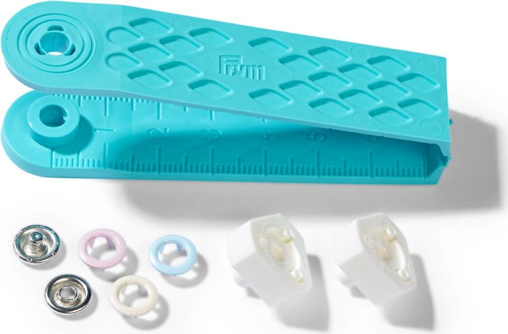 Prym Love, Nieten-Druckknopf-Verschluss, Metall, Blau, Produktbild 