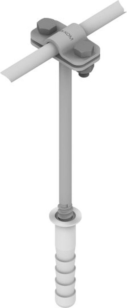 Einschraubhalter M12 Blitzschutz, 100mm Länge