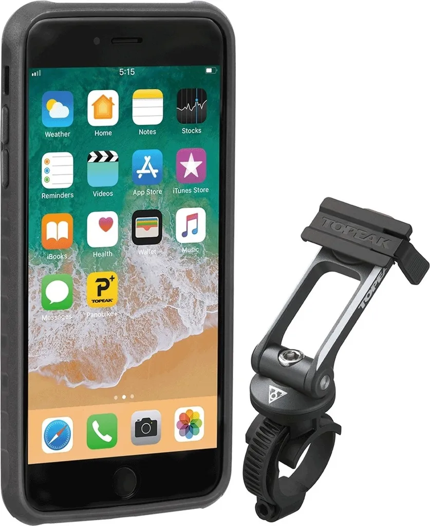 Coque Topeak Ridecase iPhone 6/7/8 Plus Noir et Gris TT9857BG Robuste