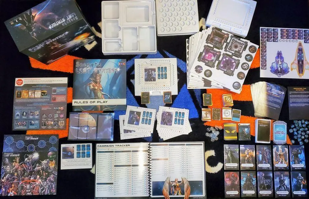 Jeu de Société Secrets de la Station Perdue - Pack de Base Complet - 3