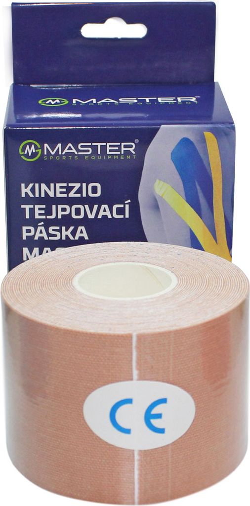 Kinesiologie Tape MASTER 5 cm x 5 m - hellbraun