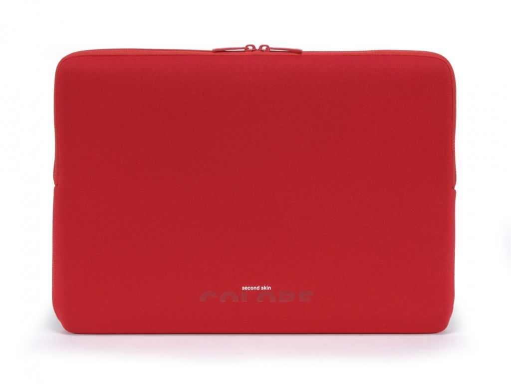 TUCANO Colore Second Skin 39,62 cm 15.6" Notebook schlanke Schutzhuelle Anti-Slip Flat-lock Bearbeitung Rot (BFC1516-R)