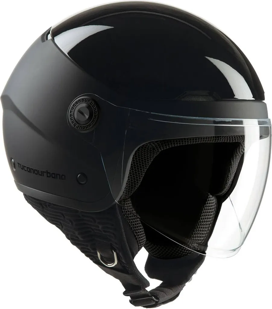 Casque Jet Ville Tucano Urbano El'Pop Gris Mat ECE 22.06 Taille XXL Homme
