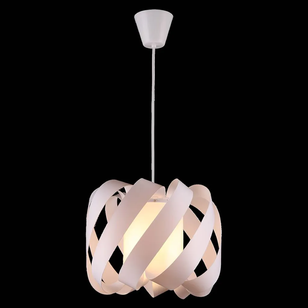 Suspension MESH Blanche E27 40W : Fini les Éclairages Éblouissants 37cm
