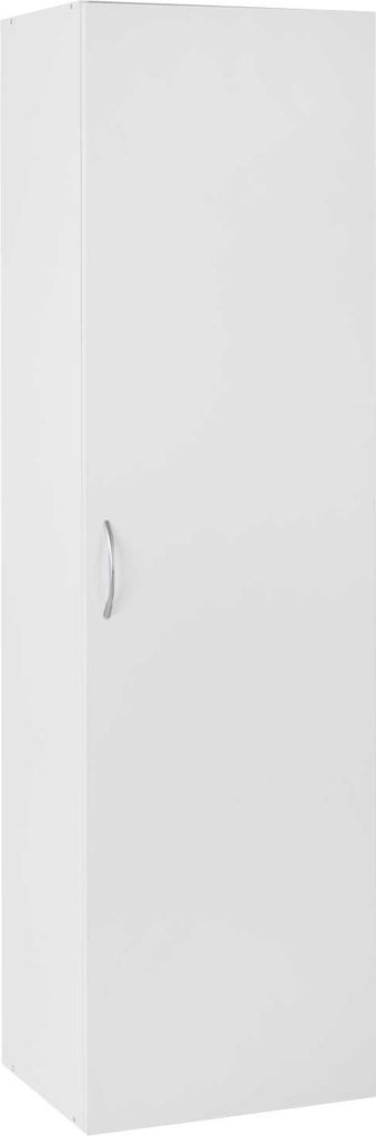 Seitenschrank - Weiß - 50 x 185 x 40 cm - 6 Einlegeböden Produktbild 