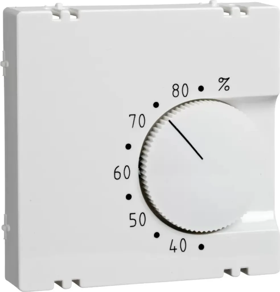 Elso Plaque Centrale pour Hygrostat Blanc Pur 367164 - Finition ABS